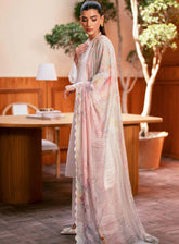 Seran Embroidered Lawn Suit Unstitched 3 Piece - SRN24FE 03 SAHA